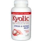 Wakunaga - Kyolic, Aged Garlic Extract, Stress & Fatigue Relief, Formula 101, 200 Tablets