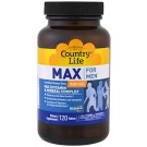 Country Life, Max for Men, Multivitamin & Mineral Complex, Iron-Free, 120 Tablets