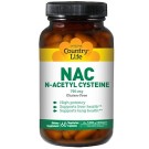 Country Life, NAC, N-Acetyl Cysteine, 750 mg, 60 Veggie Caps