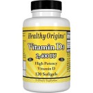 Healthy Origins, Vitamin D3, 2,400 IU, 120 Softgels