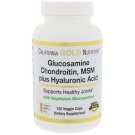 California Gold Nutrition, Vegetarian Glucosamine, Chondroitin, MSM Plus Hyaluronic Acid, 120 Veggie Caps
