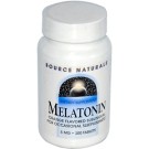 Source Naturals, Melatonin, Orange Flavored, 5 mg, 200 Tablets