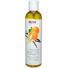 Now Foods, Solutions, Refreshing Vanilla Citrus Massage Oil, 8 fl oz (237 ml)