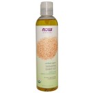 Now Foods, Solutions, Sesame Seed Oil, Certified Organic, 8 fl oz (237 ml)