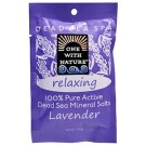 One with Nature, Dead Sea Mineral Salts, Relaxing, Lavender, 2.5 oz (70 g)