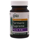 Gaia Herbs, Turmeric Supreme, Pain PM, 30 Vegetarian Liquid Phyto-Caps