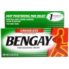 Bengay, Pain Relieving Cream, Greaseless, 2 oz (57 g)