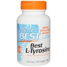 Doctor's Best, Best L-Tyrosine, 500 mg, 120 Veggie Caps