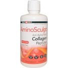 Health Direct, AminoSculpt, Anti-Aging Type 1, Collagen Peptides, 16,000 mg, Natural Cherry, Sugar Free, 30 fl oz (887 ml)