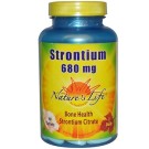 Nature's Life, Strontium, 680 mg, 60 Tablets