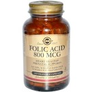 Solgar, Folic Acid, 800 mcg, 250 Vegetable Capsules
