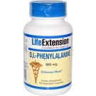 Life Extension, D, L-Phenylalanine, 500 mg, 100 Veggie Caps