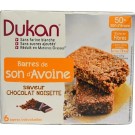 Dukan Diet, Oat Bran Bars, Chocolate Hazelnut Flavor, 5 Bars, 0.88 oz (25 g) Each