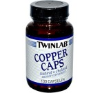 Twinlab, Copper Caps, 100 Capsules
