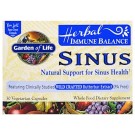 Garden of Life, Herbal Immune Balance, Sinus, 30 Vegetarian Capsules