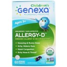Genexa LLC, Allergy-D for Children, Organic Allergy & Decongestant, Organic Acai Berry Flavor, 60 Chewable Tablets