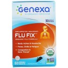 Genexa LLC, Flu Fix, Organic Flu Formula, Organic Acai Berry Flavor, 60 Chewable Tablets