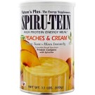 Nature's Plus, Spiru-Tein, High Protein Energy Meal, Peaches & Cream, 1.1 lbs (510 g)
