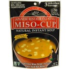 Edward & Sons, Miso-Cup, Japanese Restaurant Style, 3 Individual Servings