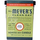 Mrs. Meyers Clean Day, Scented Soy Candle, Iowa Pine Scent, 4.9 oz (140 g)