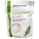 Smith & Vandiver, Fizzical Therapy Bath Bombs with Nutmeg & Fir Essential Oil, 4 Effervescent Bath Balls, 0.8 g (22 g) Each