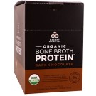 Dr. Axe / Ancient Nutrition, Organic Bone Broth Protein, Dark Chocolate, 12 Single Serve Packets, 1.06 oz (30 g) Each