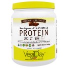 Natural Factors, VegiDay, Raw Organic, Plant-Based Protein, Decadent Chocolate, 17.14 oz (486 g)