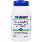 Life Extension, Hair, Skin & Nails, Rejuvenation Formula with Verisol, 90 Tablets