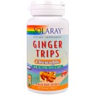 Solaray, Ginger Trips, 60 Chewable Wafers