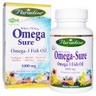 Paradise Herbs, Med Vita, Omega Sure, Omega-3 Fish Oil, 1000 mg, 30 Liquid Vgels