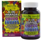 Nature's Plus, Source of Life Animal Parade, Children's Chewable Super Fruits, Natural Berry, 90 Animals