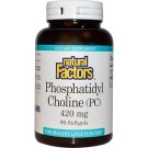 Natural Factors, Phosphatidyl Choline (PC), 420 mg, 90 Softgels