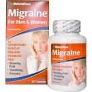 Natural Care, Migraine, For Men and Women, 60 Capsules
