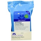 Derma E, Hydrating Facial Wipes, 25 Pre-Moistened Compostable Wipes