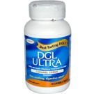 Enzymatic Therapy, DGL Ultra, Caramel Cream Flavored, 90 Chewable Tablets