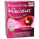 Now Foods, Organic Real Tea, Organically Hip Hibiscus, Caffeine-Free, 24 Tea Bags, 1.7 oz (48 g)