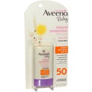 Aveeno, Baby, Natural Protection, Face Stick Sunscreen, Broad Spectrum SPF 50, 0.5 oz (14 g)