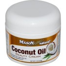 Mason Naturals, Coconut Oil Beauty Cream, 2 oz (57 g)