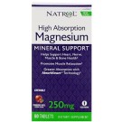 Natrol, High Absorption Magnesium, Cranberry Apple Flavor, 250 mg, 60 Tablets