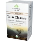 Organic India, Tulsi Cleanse Tea, Caffeine-Free, 18 Infusion Bags, 1.02 oz (28.8 g)
