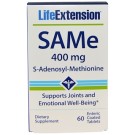 Life Extension, SAMe (S-Adenosyl-L-Methionine), 400 mg, 60 Enteric Coated Tablets