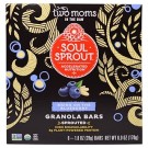 Two Moms in the Raw, Soul Sprout, Granola Bars, Bring On The Blueberry, 6 Bars, 1 oz (28 g) Each