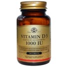 Solgar, Vitamin D3 (Cholecalciferol), 1000 IU, 180 Tablets