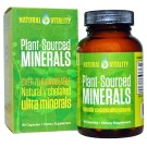 Natural Vitality, Plant-Sourced Minerals, 60 Capsules