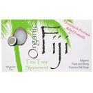 Organic Fiji, Organic Face and Body Coconut Oil Soap Bar, Tea Tree Spearmint, 7 oz (198 g)
