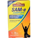 Nature Made, Sam- E (S-Adenosyl-L-Methionine) Complete, 400 mg, 36 Tablets