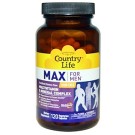 Country Life, Max for Men, Multivitamin & Mineral, Iron-Free, 120 Veggie Caps