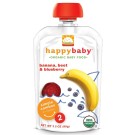 Nurture Inc. (Happy Baby), Organic Baby Food, Banana, Beets & Blueberry, Stage 2, 6+ Months, 3.5 oz (99 g)