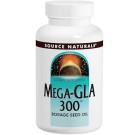 Source Naturals, Mega-GLA 300, 120 Softgels