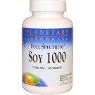 Planetary Herbals, Full Spectrum Soy 1000, 1000 mg, 60 Tablets